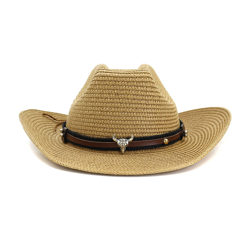 Ψάθινο καπέλο Bull Band Cowboy